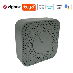 Tuya WiFi/Zigbee Intelligent Air Quality Monitor 5-in-1 Air Housekeeper Temperature/Humidity Detector Support Remote APP Control