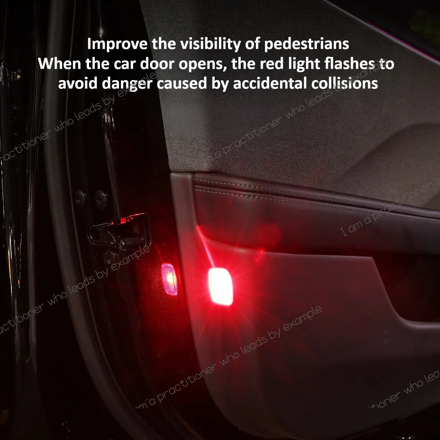 

For Tesla Model Y Juniper/Model 3+ Highland 2025 Door Warning Light Bright LED Lamps Flashing Warning Anti-collision Lighting