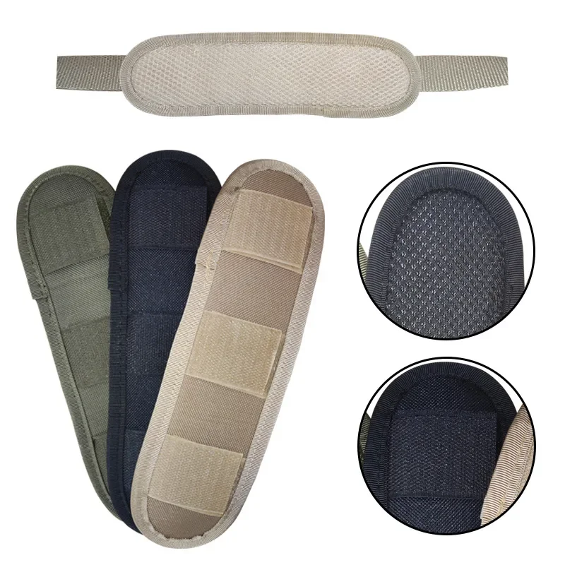 Laser Cutting  Vest Shoulder Strap Pads Outdoor Backpack Breathable Mesh Cushion Shoulder Pad For Hunting Vest