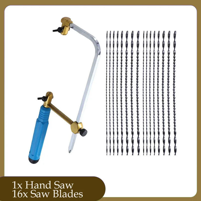 

Saw Bow Adjustable U Type Woodworking Hand Saw Fast Cutting Non-slip Hacksaw for Woodworking Jewelry Plastic Metal Wood Cutting