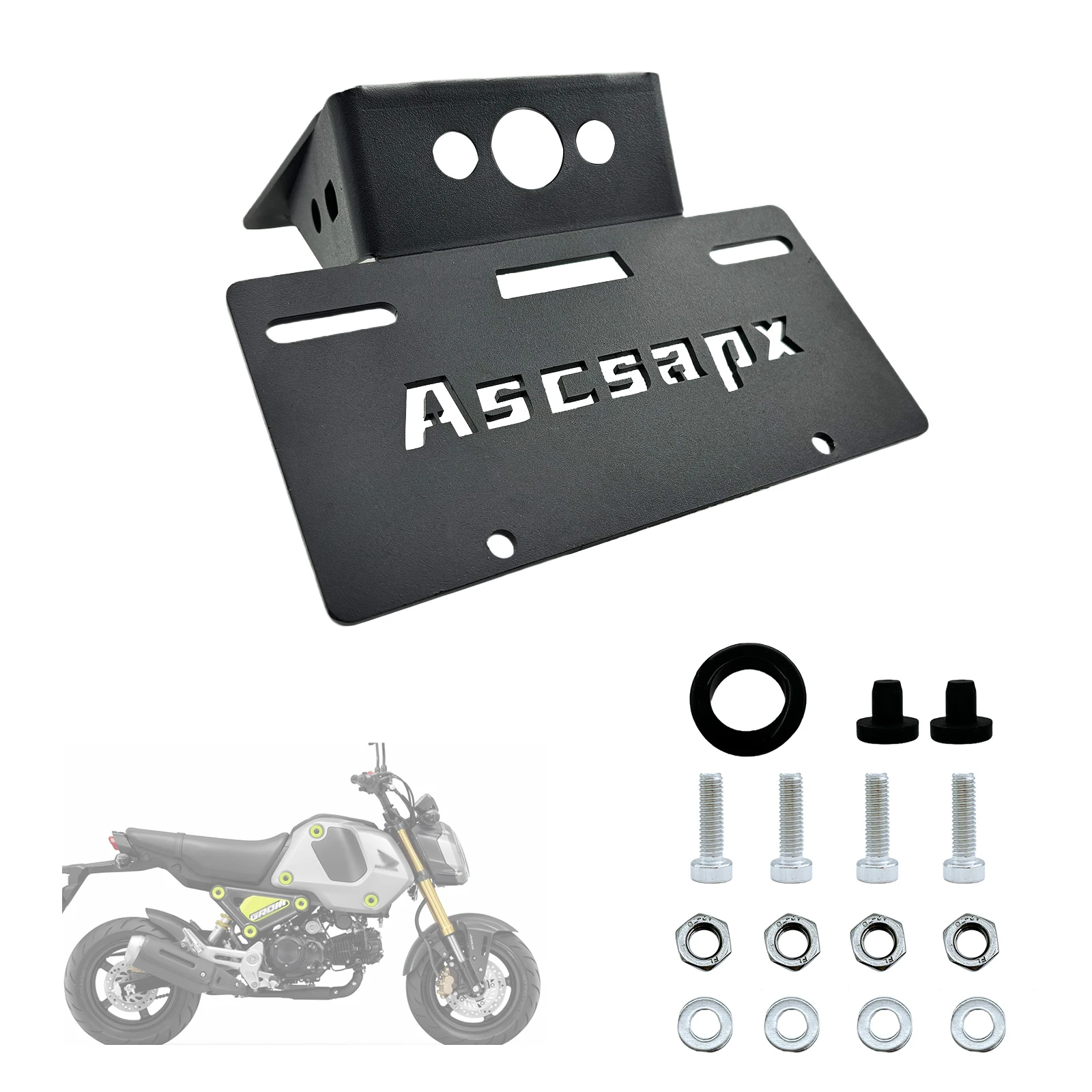 

Rear Tail Tidy Fender Eliminator Fit For Honda Grom MSX125 2022-2024 License Registration Plate Holder Bracket