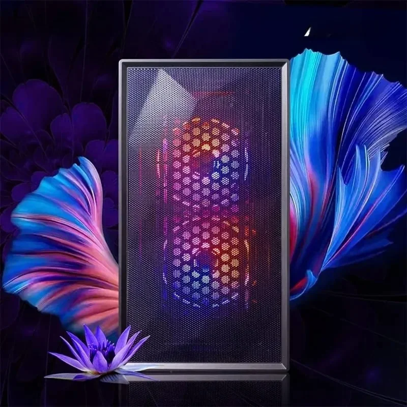 HOME.HOME.PC desktop da gioco precostruito, AMD Radeon RX 550 4G GDDR5, Core I5 3,3 Ghz fino a 3,7 Ghz, 16G Ram, SSD 512G, WiFi