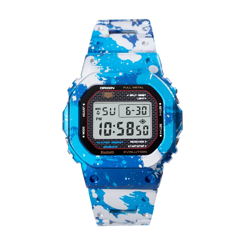 سبائك التيتانيوم معدن حزام (استيك) ساعة حزام الحال بالنسبة ل كاسيو DW5600 GW-B5600 GB5600 GWX5600 G-Shock مربع ترقية استبدال