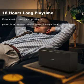 DOSS Domácí Bluetooth reproduktor 80W Výkonný zvuk Basový subwoofer Soundbox TWS Stereo párování 18 hodin přehrávání Bezdrátové reproduktory 10 nejlepší prodej objem Gigaworks T3 - №6