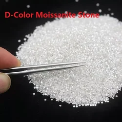 Pirmiana Wholesale Small Sizes Round 0.7-2.9mm D Color Loose Moissanite Stone for Diamond DIY Jewelry Making