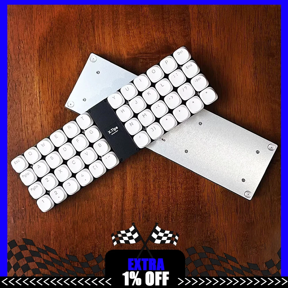 

P48n Keyboard Wired Keyboard 2Mode FR4 Portbale Bluetooth Keyboard Support ZMK promicro nrf52840 Esport Custom Gaming Keyboards