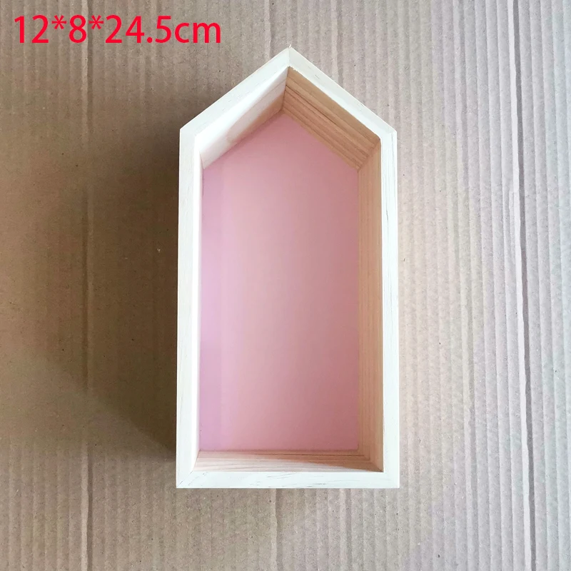 Rangement mural créatif en bois pour chambre d'enfant, décoration de chambre à coucher, étagère déco