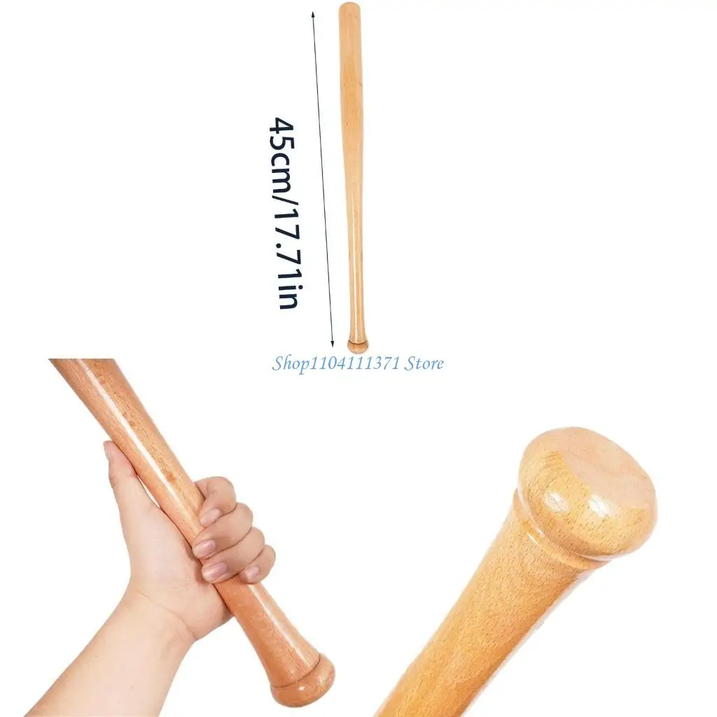 Mini Baseball Bat 18 Inch Wood Baseball Bat Unfinished Baseball Bat for Hand Making Projects and Sports Party Favor