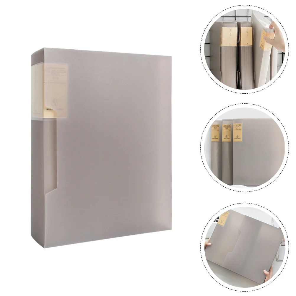 مجلد شفاف مع غلاف للوازم المكتبية ومجلدات الموسيقى ومدرسة منظم الملفات