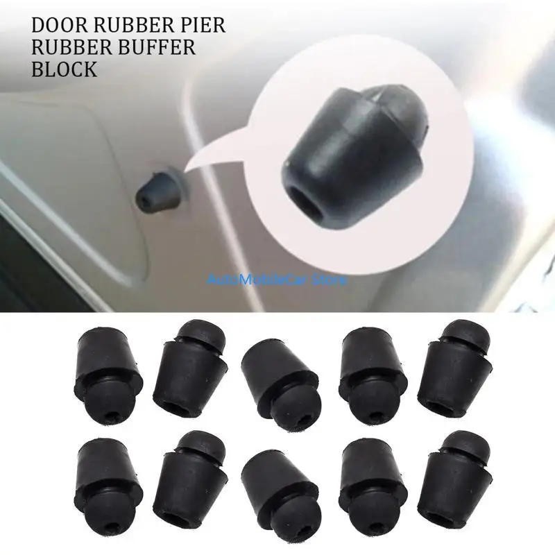 

G8TE 10Pcs Car Door for Protection Sticker Shock Absorbing Bumper Pads Door Protectors