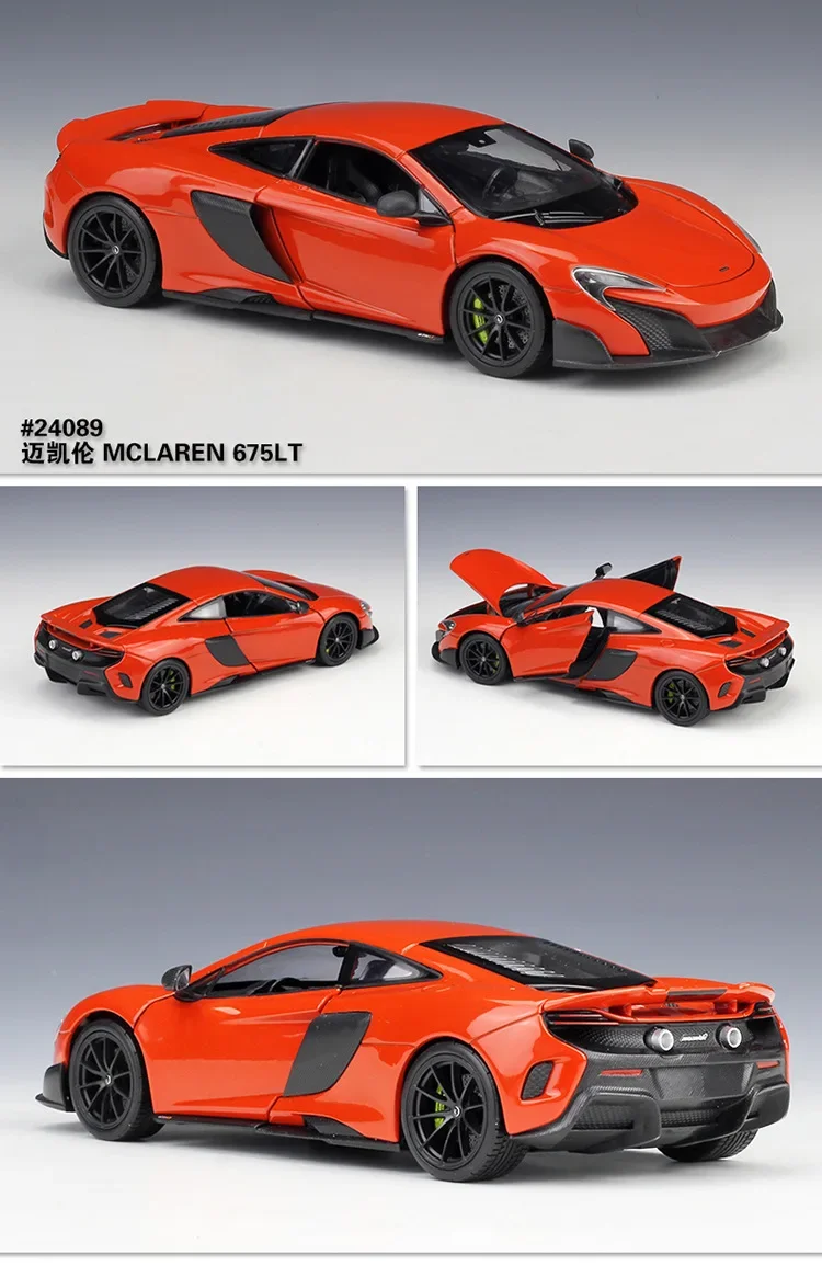 

WELLY 1:24 675LT зеленая литая под давлением модель автомобиля из сплава, детские игрушки и подарки