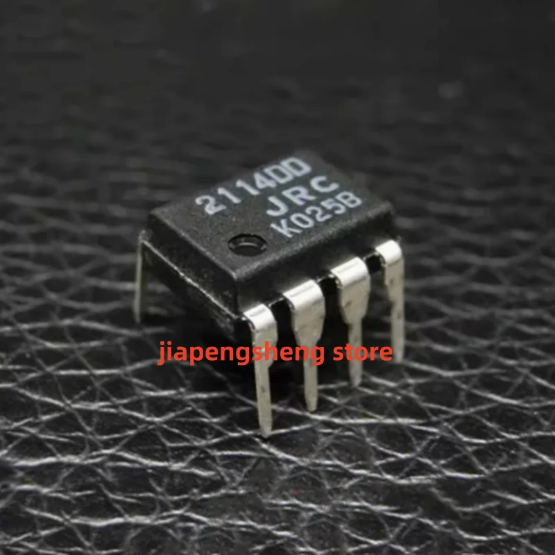 JRC2114DD NJM2114DD, New, Original and Authentic, Dual Integrated Amplifier Chip, Direct, inserted into DIP-8, 1PC