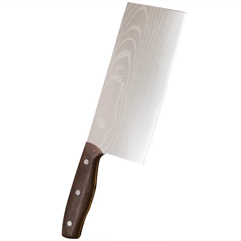 Japanese Stainless Steel Knife Damascus Pattern Chef\'S Kitchen Knife Tool With Wooden Handle Mulberry Knife Sharp Slicing Knife