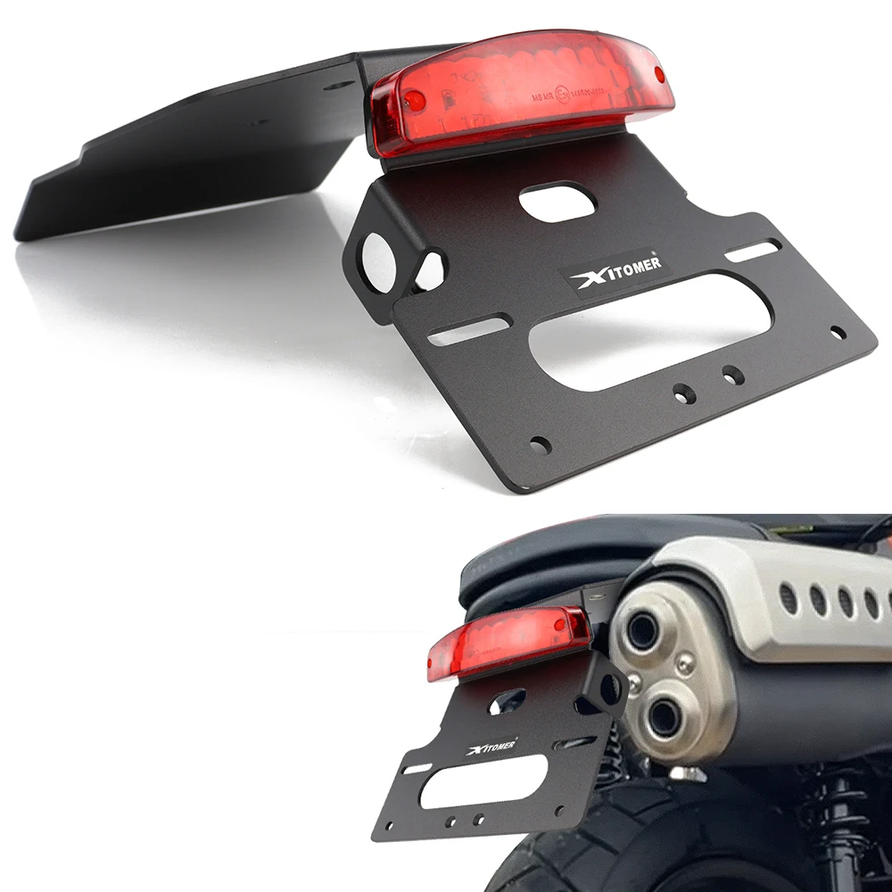 Motorcycle Rear Tail Tidy Fender Eliminator Kit License Plate Holder Tail Light Bracket SCL500 CL500 2023-2025 2026 For Honda