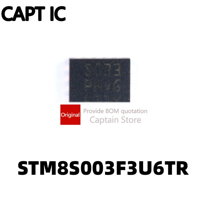 5 piezas STM8S003F3U6TR QFN20