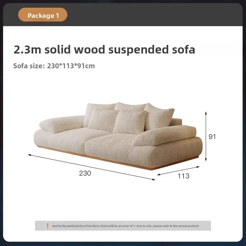 أريكة صف مستقيم معلقة جديدة لعام 2025، أريكة قماشية حديثة وبسيطة لثلاثة أشخاص في غرفة المعيشة #6