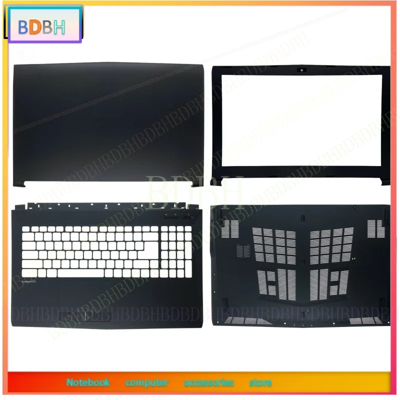 Для MSI GV62 7RC MS-16JD 7RD MS-16J9: задняя крышка LCD-экрана + рамка + подставка для рук + нижний корпус