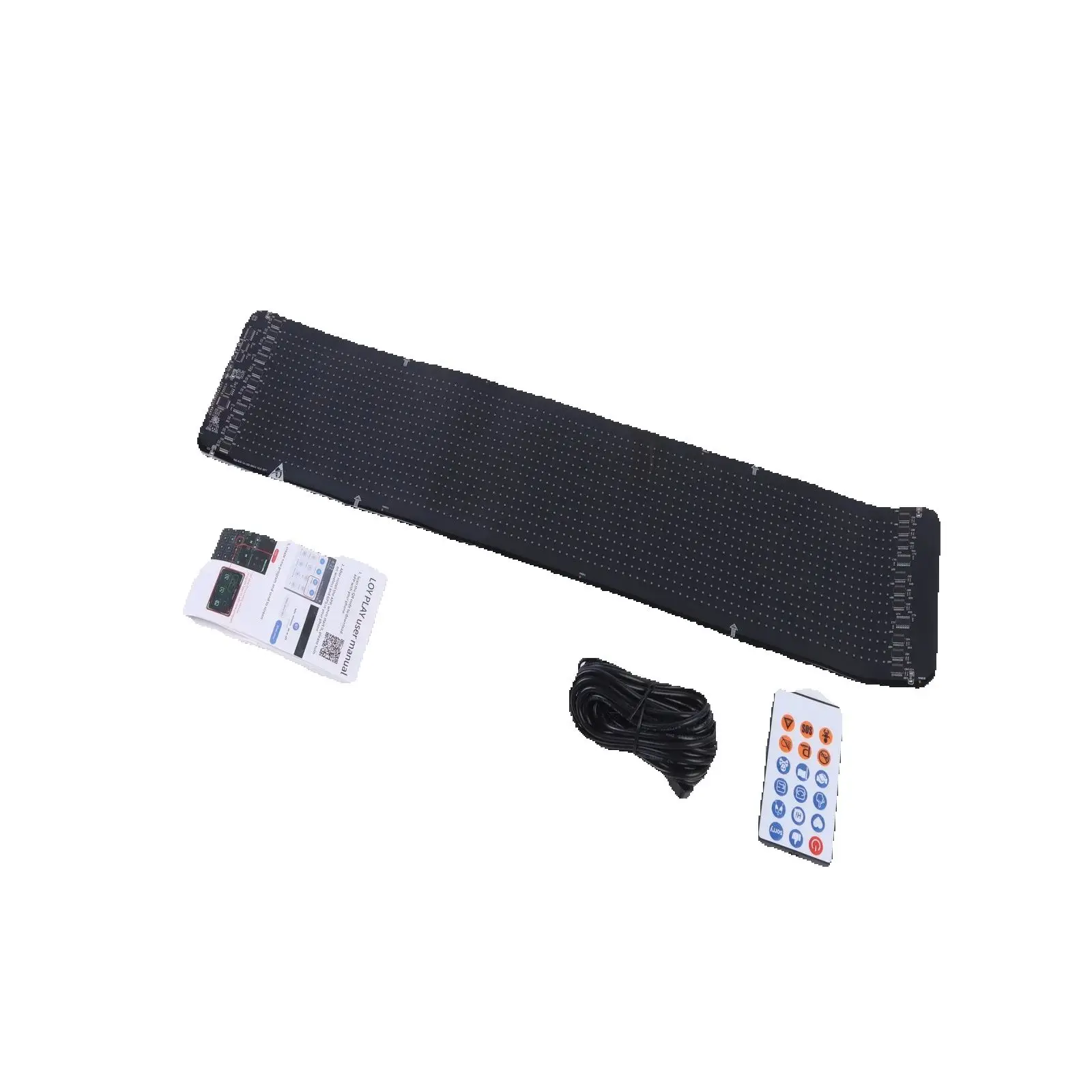 

LED Display Screen 16x96 Pixels Flexible DIY Message Board For Vehicles