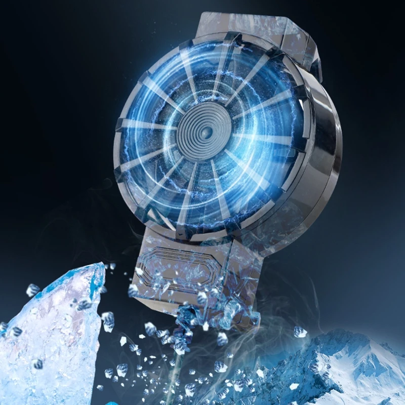 Dropship Cellphone Cooler Mobile Game Portable Cooler Cooling Fan USB Powered Heat Sink Suitable for 4 to 6.7in Smartphones