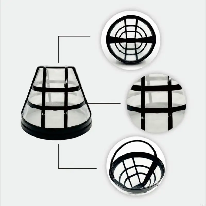 Malla filtro café para tazón polvo, fácil limpieza, malla N58D, adecuada para máquina café