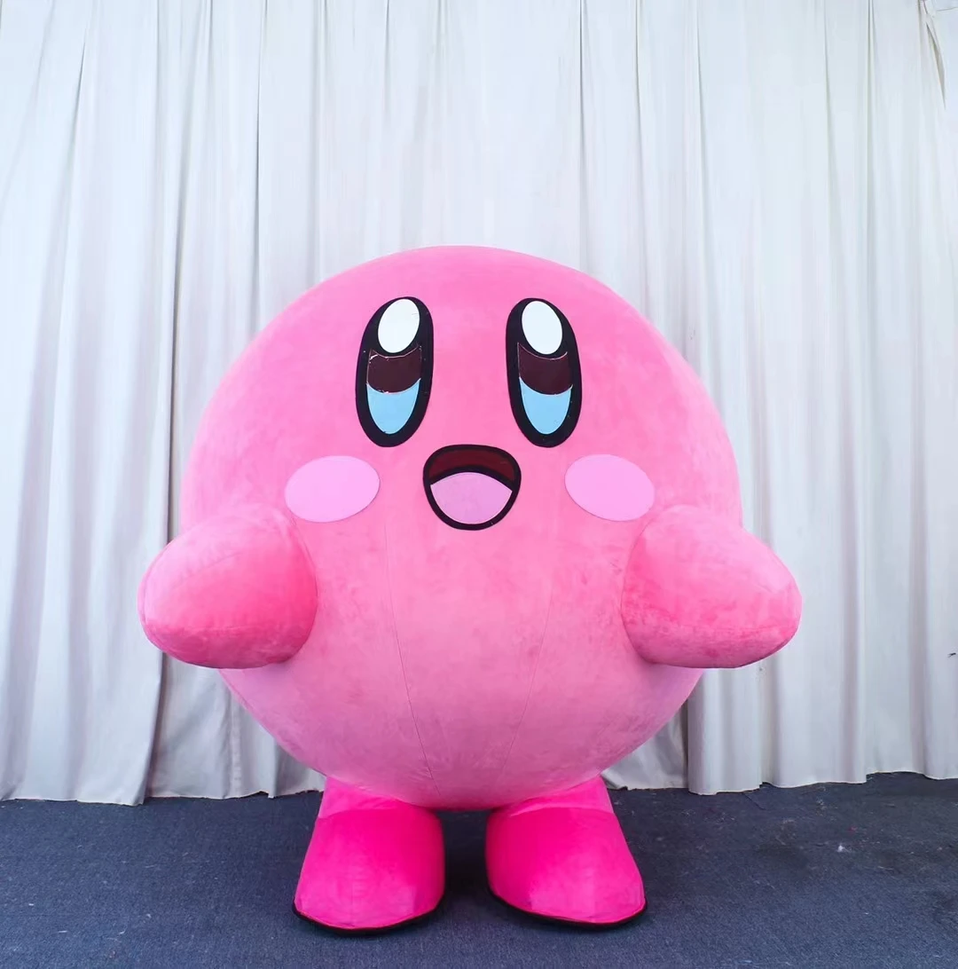 Custom Inflatable Pink Ball Mascot Costumes Advertising Events Party Cosplay Giant Walking Adults Clothing