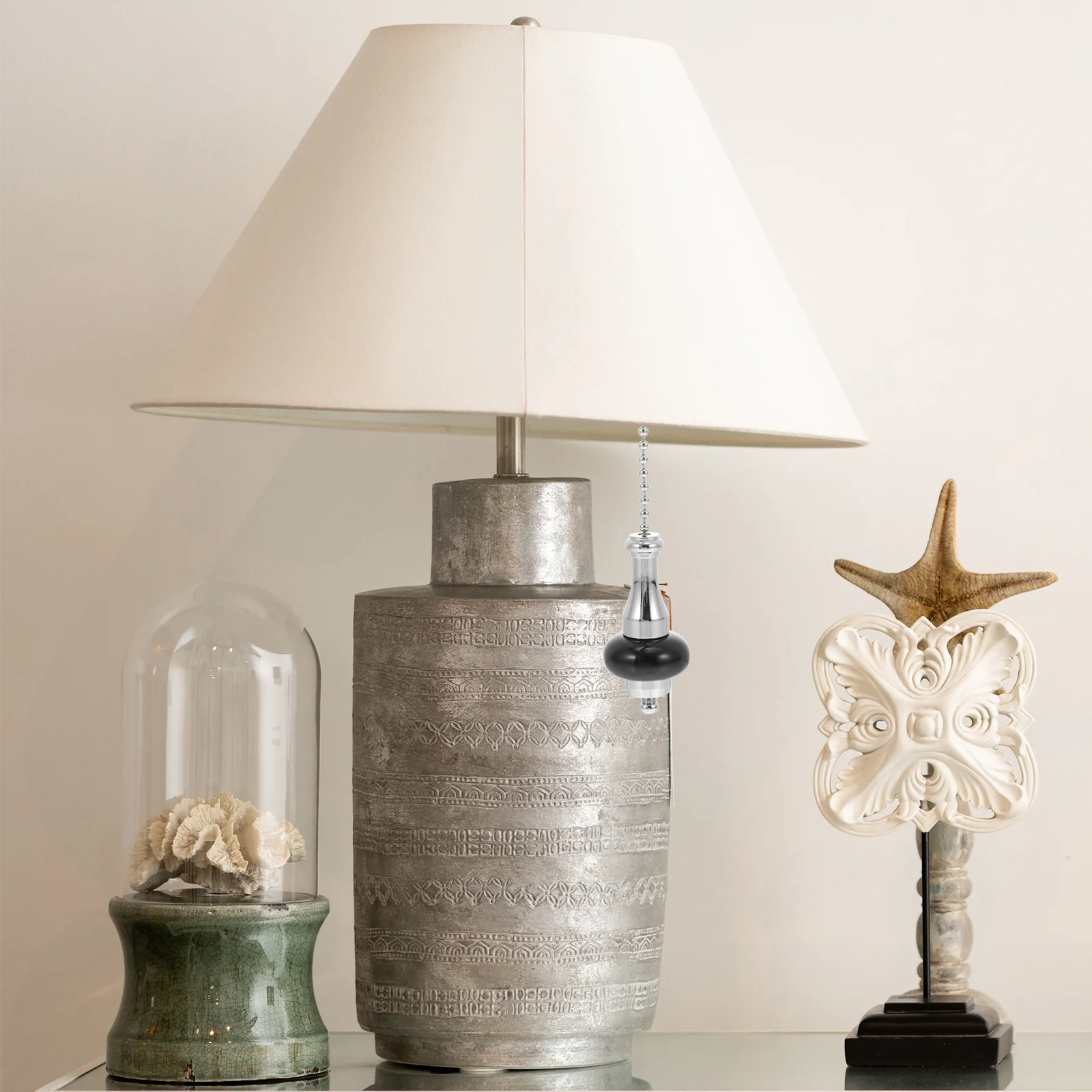 

2Pcs Unique Fan Lamp Chain with Fine Craftsmanship Beautiful Hanging Pendant for Ceiling Light Decor Home Chandelier Decoration