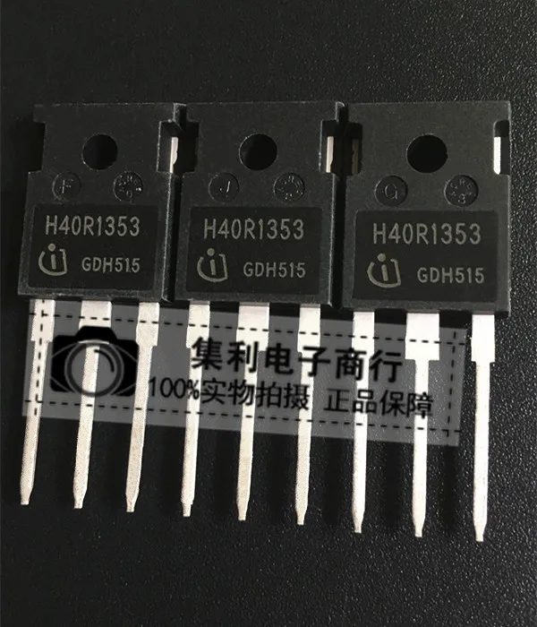 10PCS/Lot IHW40N135R3 H40R1353  TO-247 40A1350V IGBT  Imported Original In Stock Fast Shipping Quality Guarantee