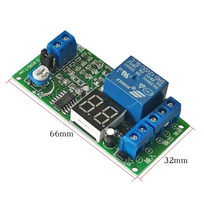 12V Trigger Delay Relay Module Delay Module With Digital Tube Display And Dynamic Digital Display High Precision