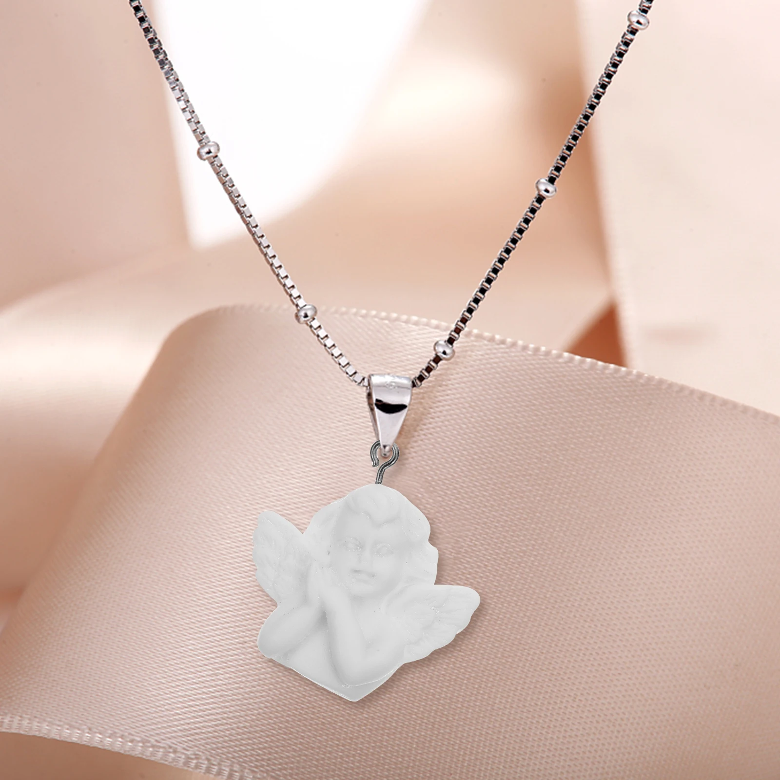 

10 Pcs Pendant Accessories DIY Jewelry Making Charms Angel Shape Necklace Bracelet Jewelry Making Accessories Earrings Beads