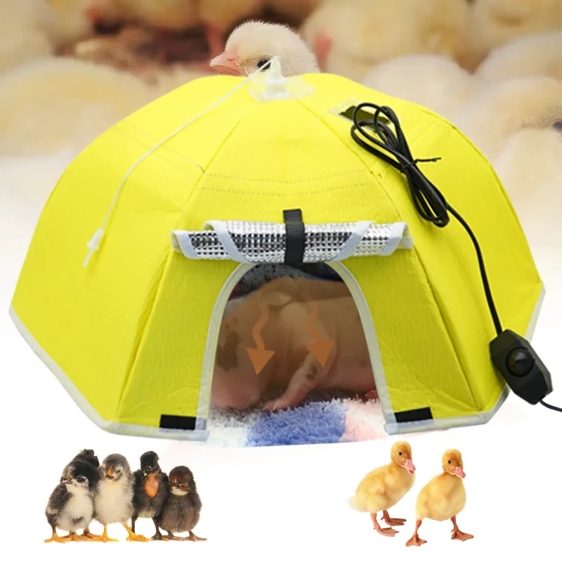 

Heating Umbrella Chicken Coop Heating Tent Cub Puppy Kitten Keep Warm Heater Animal Brooding Tools 110V/220V Farm Tool Equipment