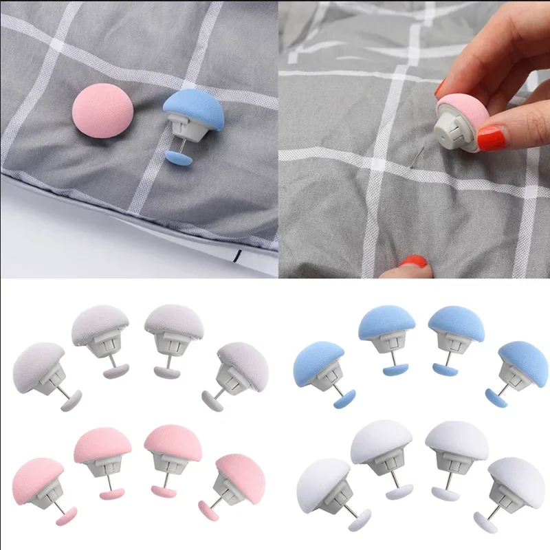 

4Pcs Tpye BedSheet Quilt Clip One Key To Unlock Duvet Cover Fastener Clip Anti-Slip Blanket Buckles Quilt Holder Fixator