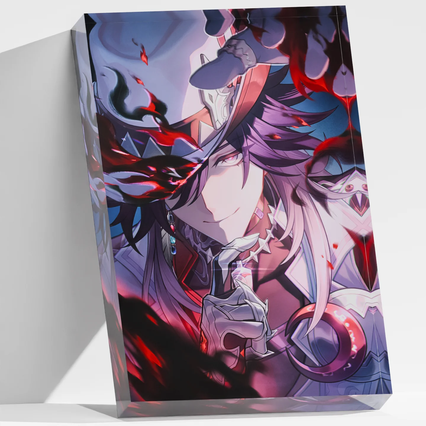Honkai Star Rail HSR Ashveil The Finale of a Lie Clear Acrylic Block Anime Goods Desktop Ornament Desk Decor Collection Gift