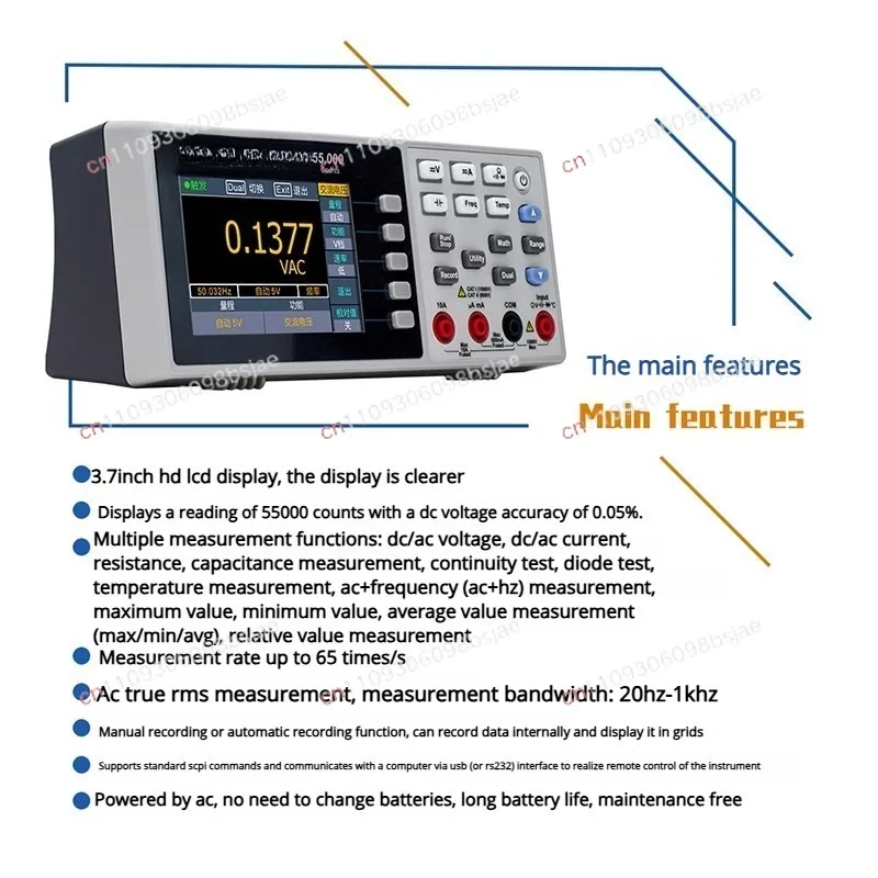 OWON XDM1041/1241 High Precision Portable Four-digit Half-Precision Digital Multimeter