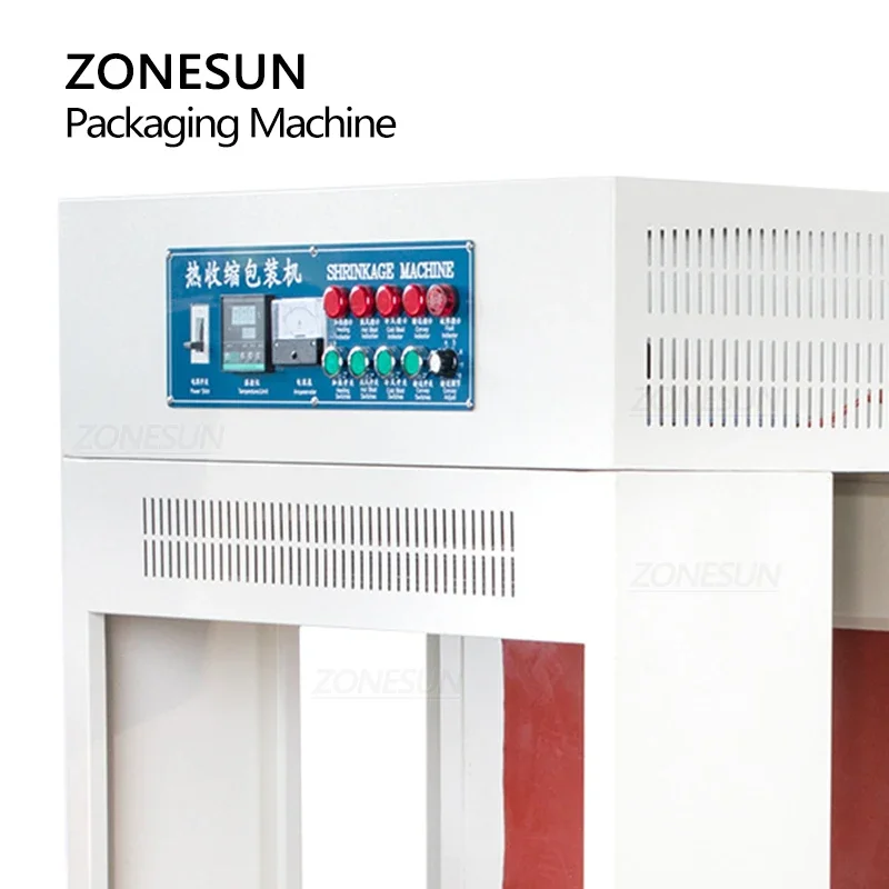 ZONESUN ZS-BSP6040 Automatic Heat Shrink Wrapping Tunnel Machine POF PVC Film  Paper Book Phone Case Food Cosmetic Packaging