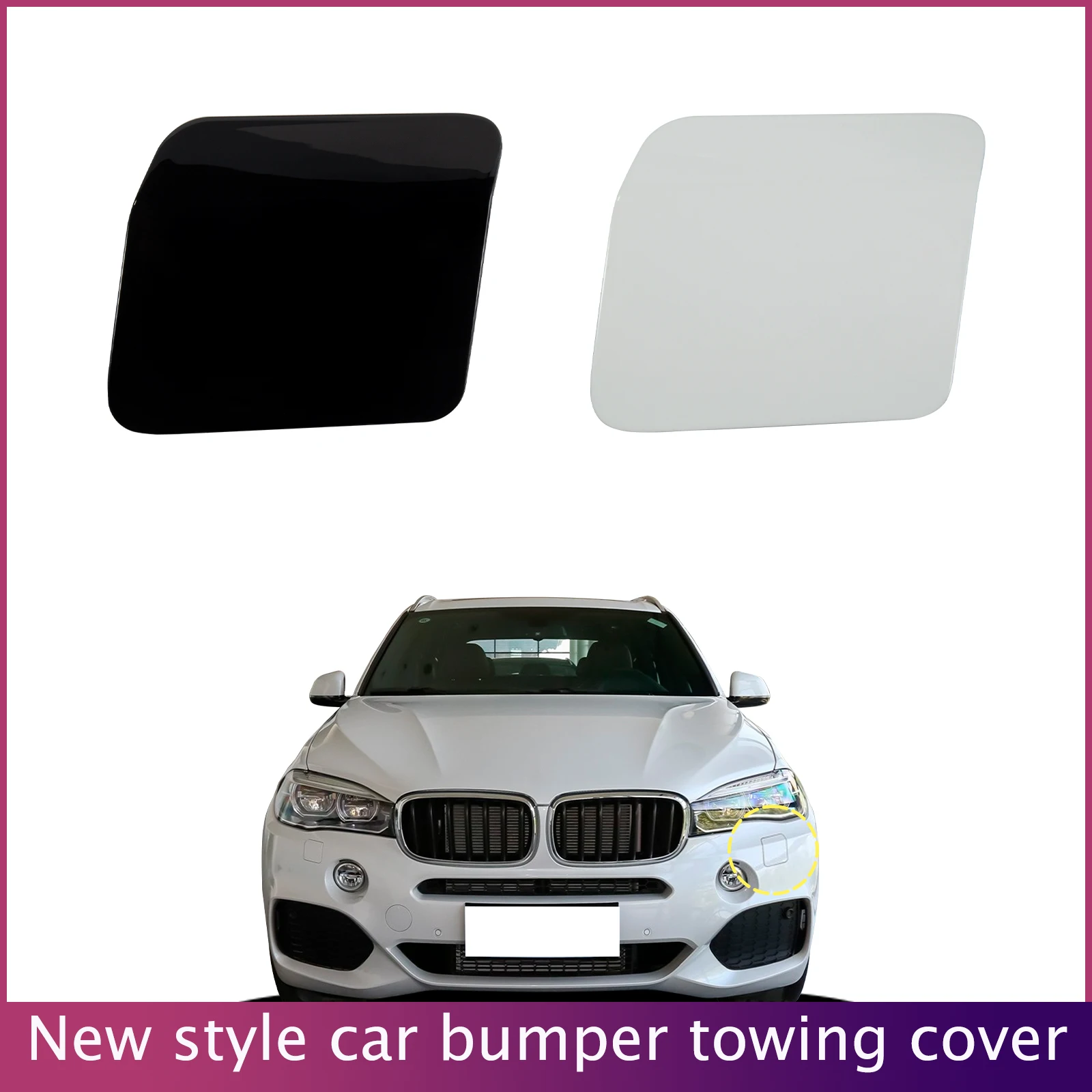 

Front Bumper Headlight Washer Cover Fit For BMW X5 F15 M f85 f86 SPORT 2014 2015 2016 2017 2018 51118059938 51118059937