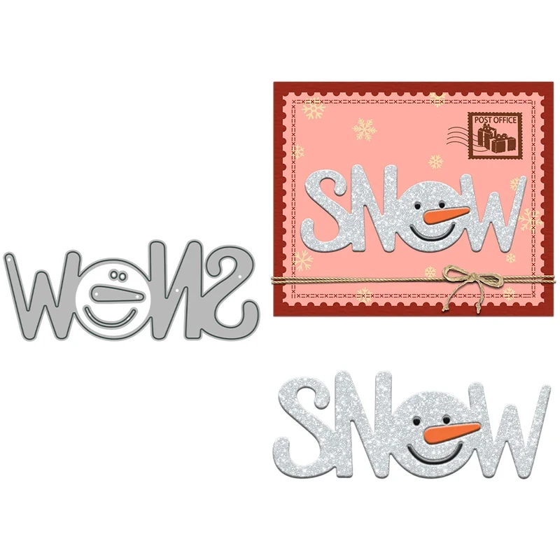 Winter Days Snow Mini Cutting Dies DIY Scrapbooking Supplies Metal Dies Knife Mold For Card Making Albums Decor