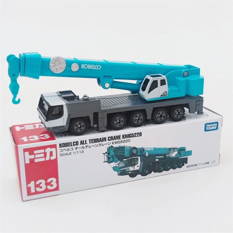 

TAKARA TOMY No 133 KOBELCO Heavy Duty Crane Alloy Vehicle Model Engineering Truck Toy Boys Collection Gift
