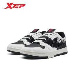 Xtep STEP-1 Skateboarding Shoes For Women 2024 Autumn Street Style Skate Shoes Durability  Comfortable Sneakers 976318310040