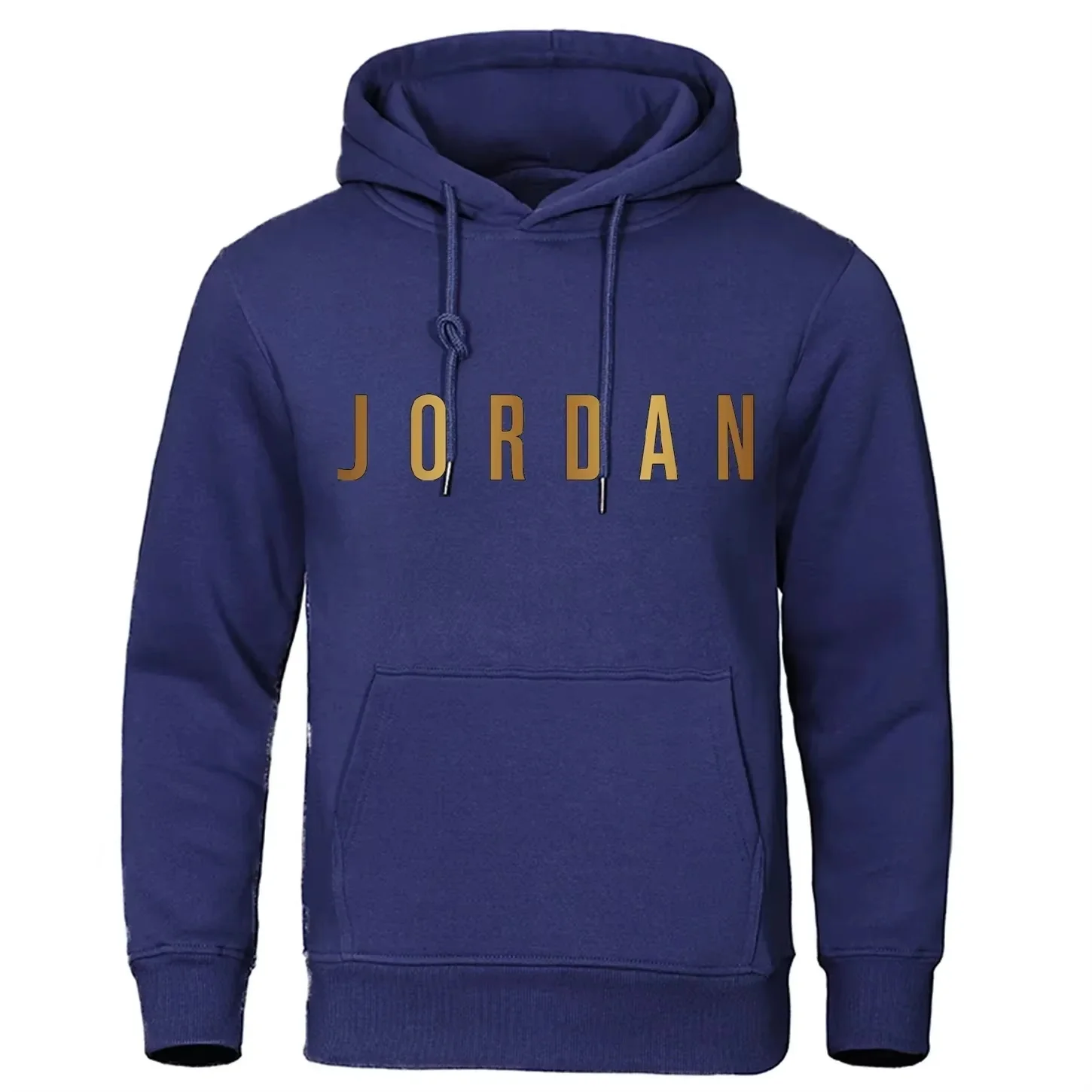 New men's port hooded shirt providing warmth and comfort Suitable for wearing in autumn and winter Fashionable printed design