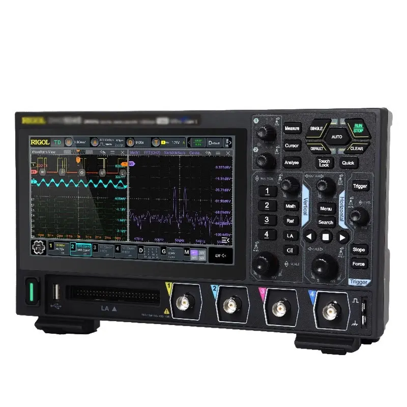 2026 DHO914 Portable 125MHz 4-Channel 12Bit 1.25GSa/s Digital Oscilloscope with 7-inch Touch Screen