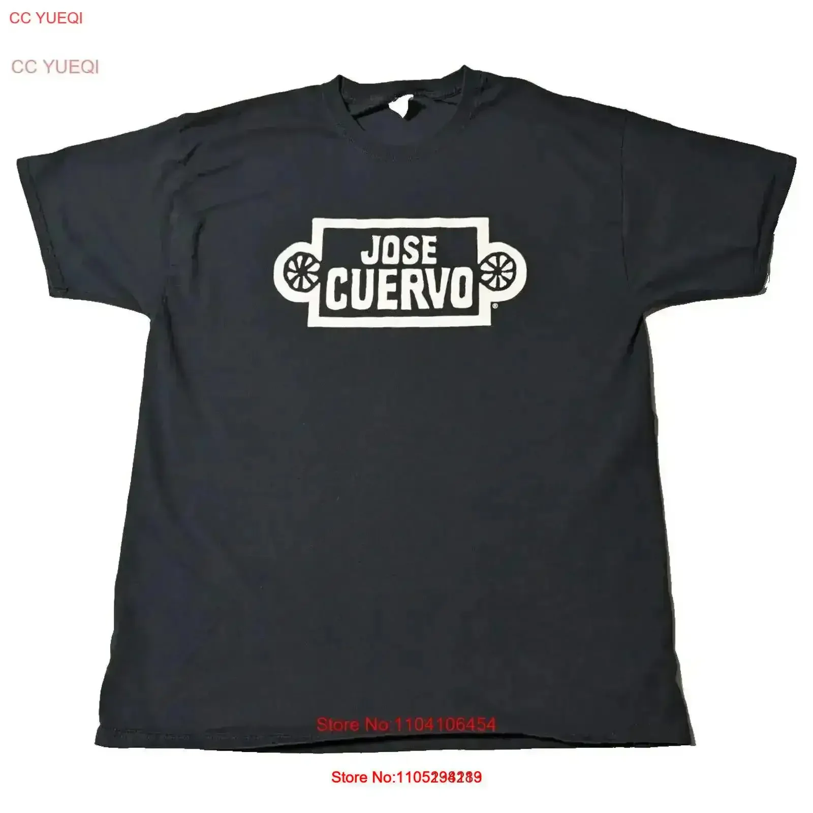 JOSE CUERVO TEQUILA hombres tamaño XL negro algodón VTG Y2K FOTL camiseta vintage lavado gráfico estirado cómodo vintage lavado