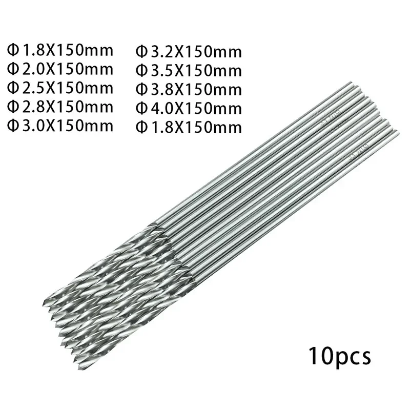 

10pcs 150mm Stainless Steel Orthopedics Drill Bits 1.8mm-4.0mm Surgical Drill Bits Medical Pet Tool Orthopedics Instruments pet