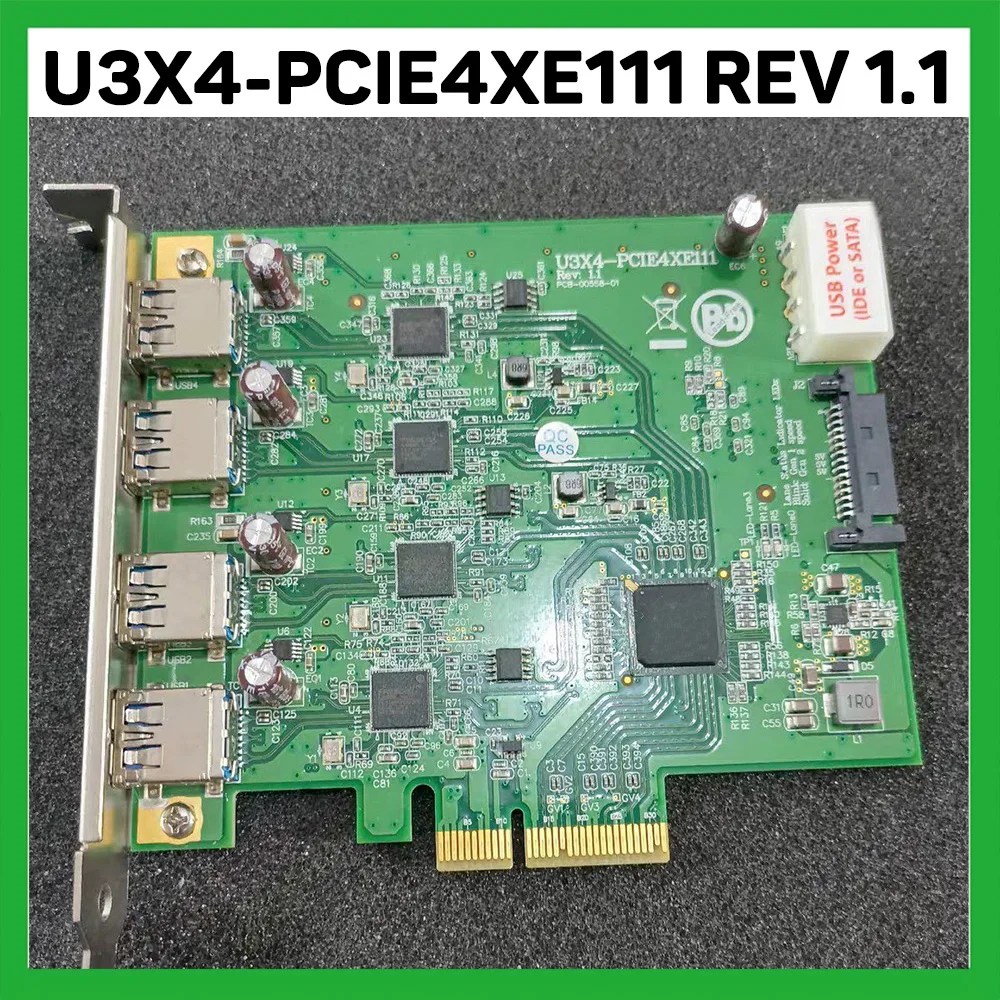 

U3X4-PCIE4XE111 REV 1.1 USB3.0 Acquisition Card