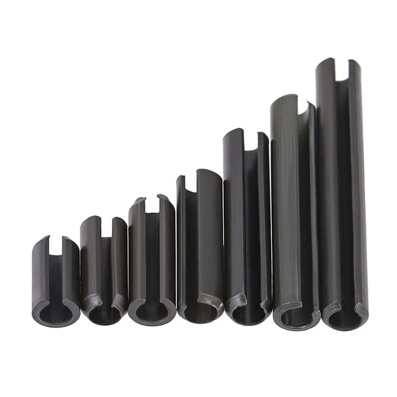 65Mn black elastic pin opening cylindrical pin positioning pin fixing pin hollow pin M8 M10 M12