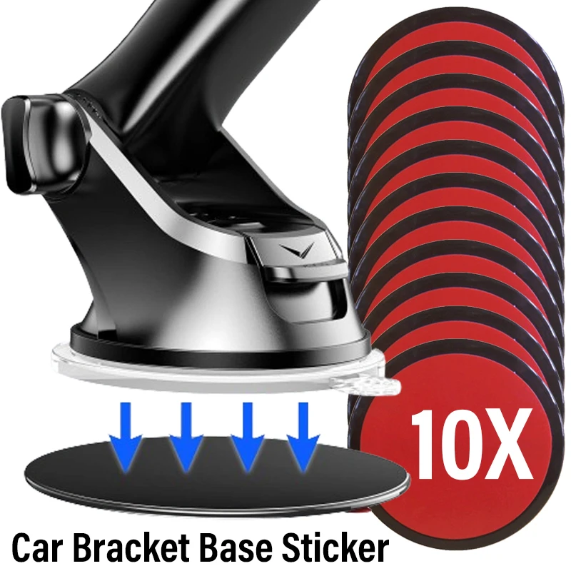 Round Ultra Thin Double Sided Foam Adhesive Tape Sticker Car Navigation Bracket Dashboard Adhesive Pads Holder Base Stickers