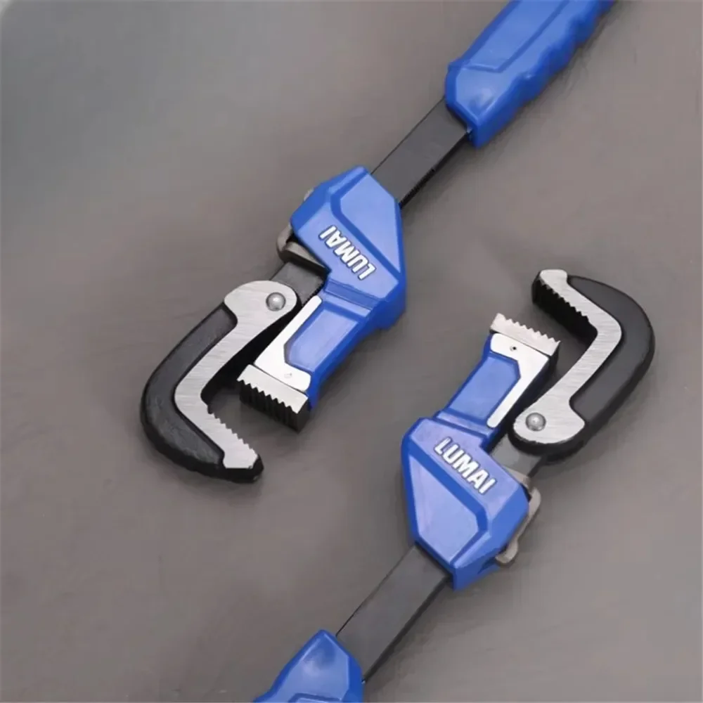 Adjustable Pipe Tube Wrench Plumbing Heavy Duty Bathroom Tap Clamp Spanner Plumber Pliers Key Universal Tools