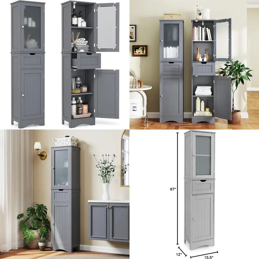 67" Tall Slim Bathr… - image