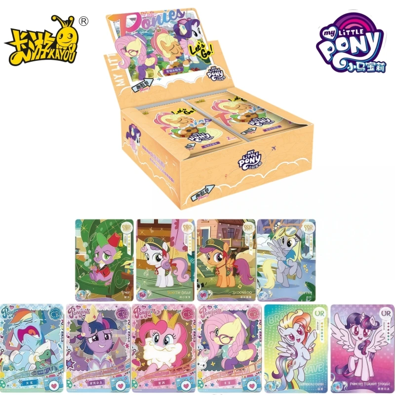 KAYOU Official Genuine My Little Pony: Friendship Is Magic Series Exquisite Card Anime Collection Toy Card Gift Original Box