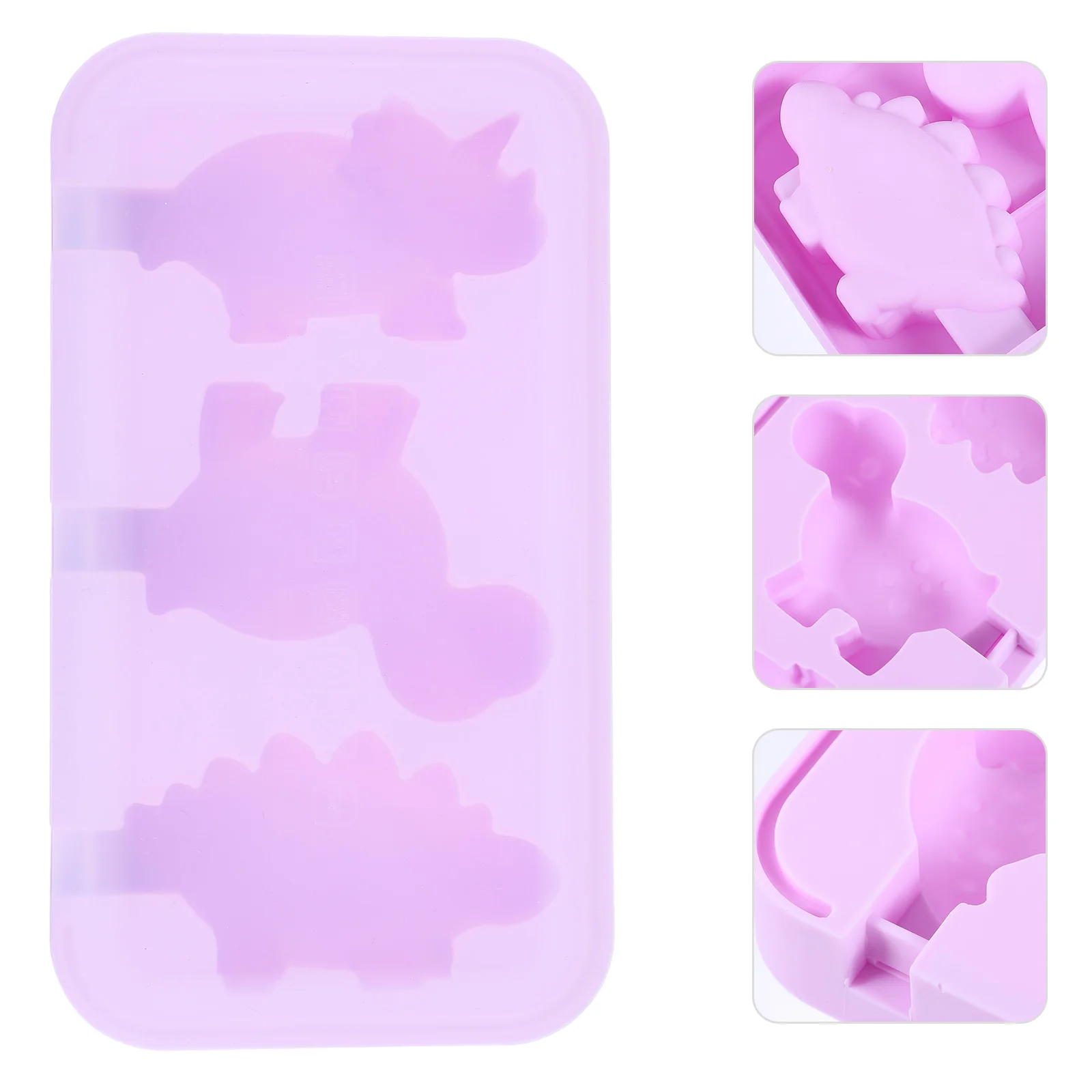 

Silicone Popsicle Mold 1 Tray Includes 6 Sticks Reusable DIY Ice Cream Freeze Maker Kitchen Silicone Chocolate Mold