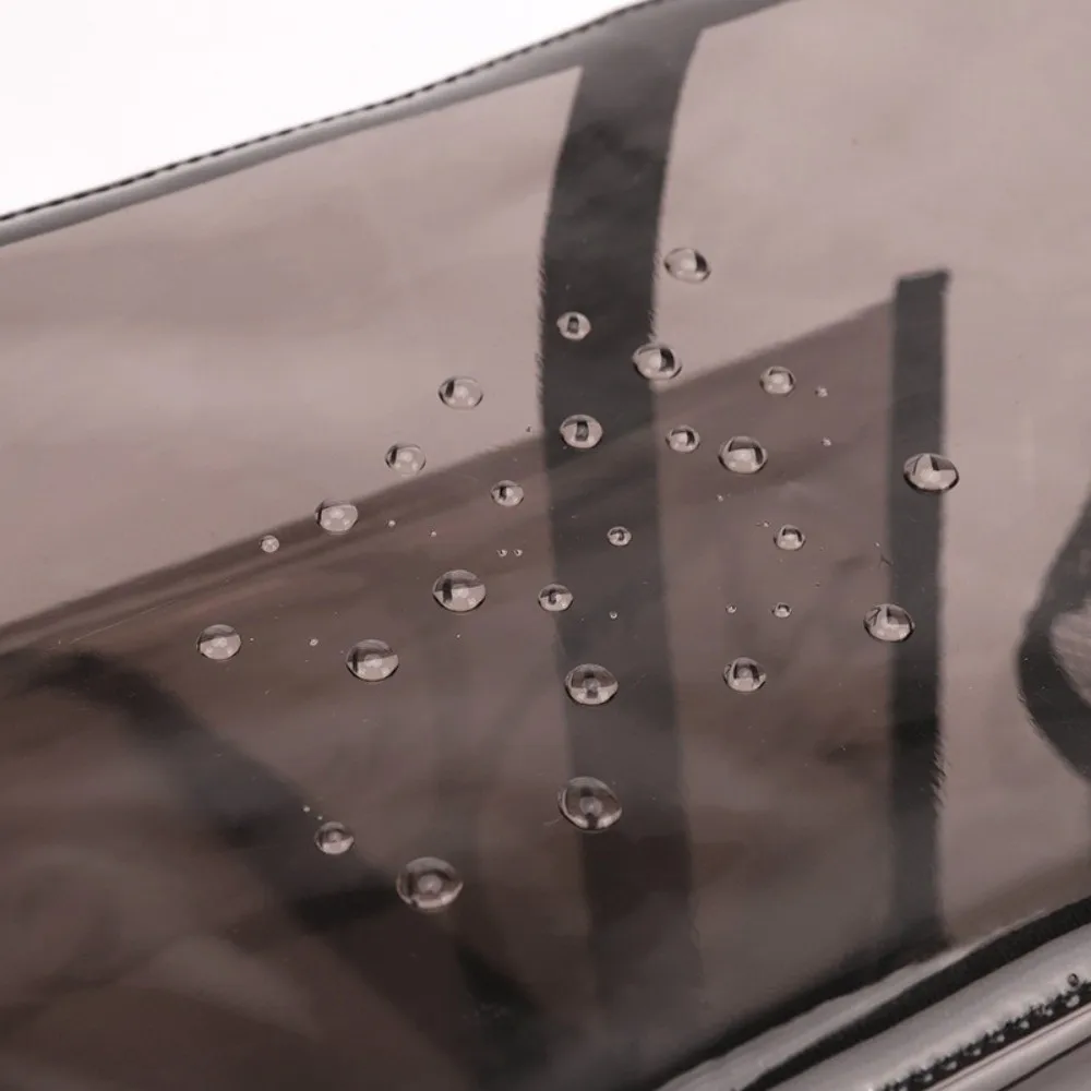 

Large Capacity Transparent Crossbody Bag Waterproof Lightweight Washing Storage Bag With Coin Purse Oversized